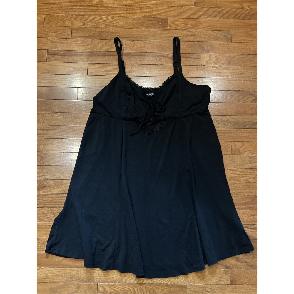 Nightfall by Torrid Black Lace Chemise Nightgown Sleep Dress Womens Size 3X